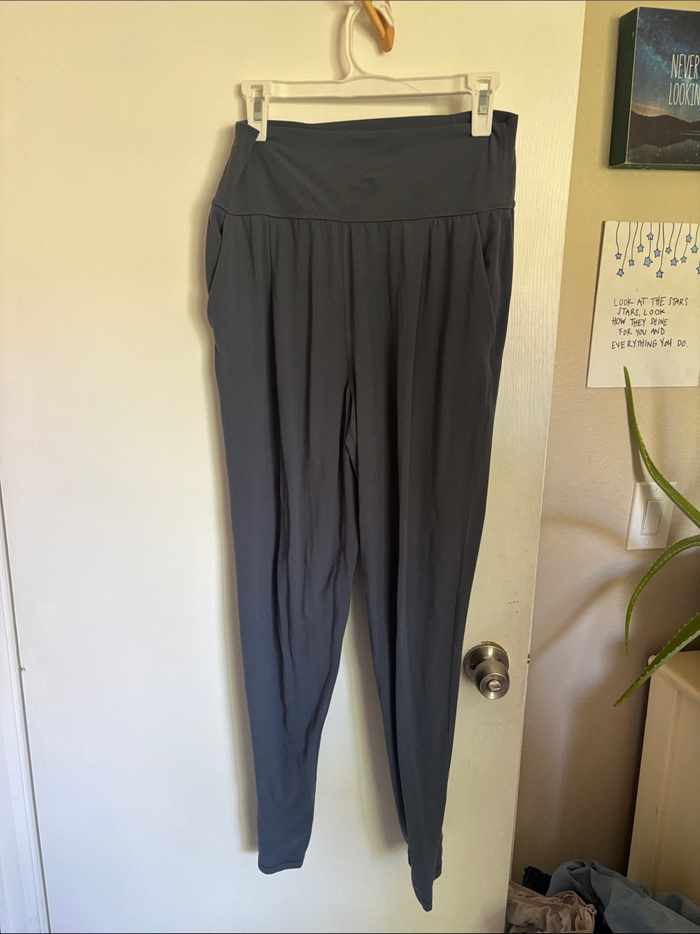 Athleta Dark Charcoal High-Waist Leggings